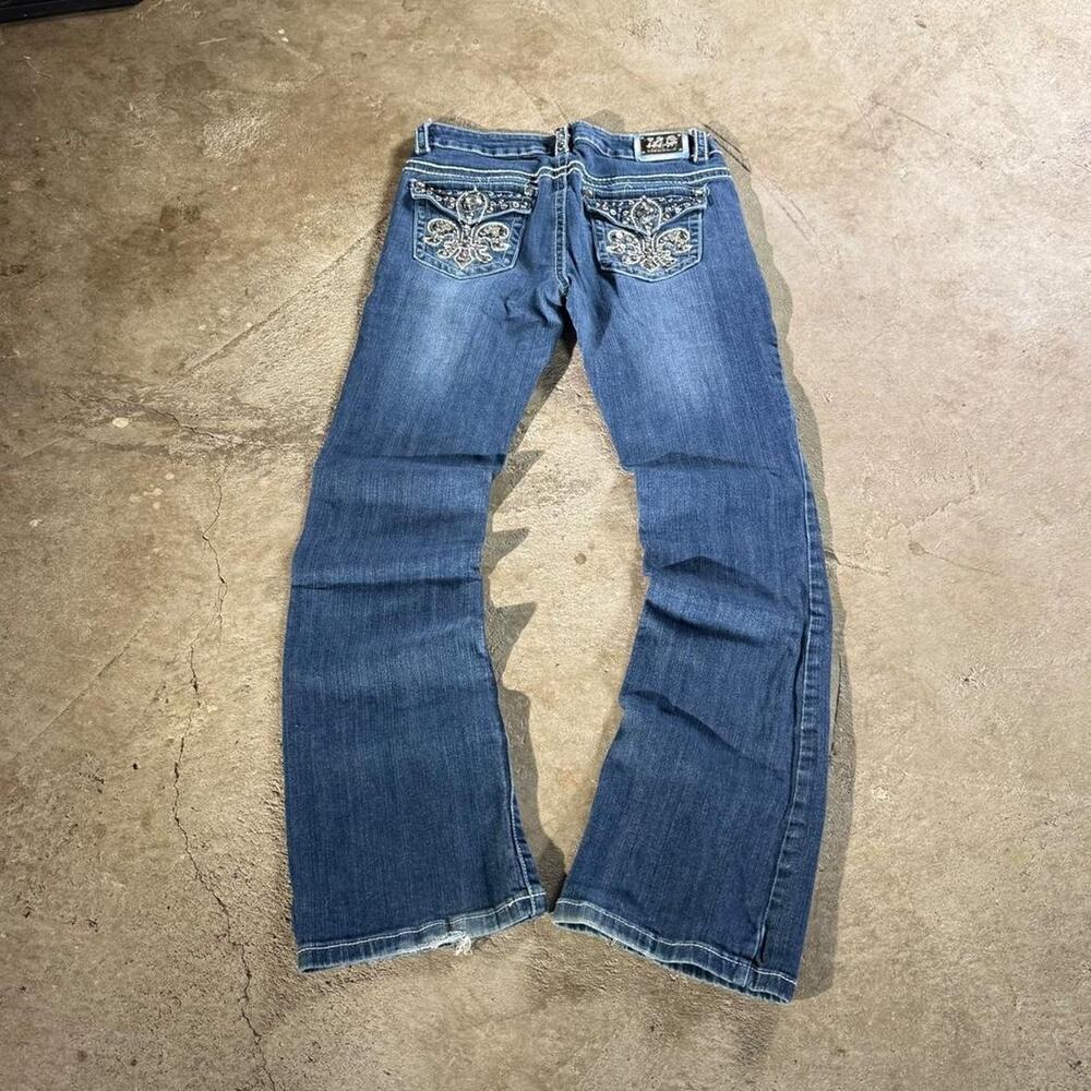 Vintage Y2K Miss Chic Bedazzled Boot Cut Jeans
